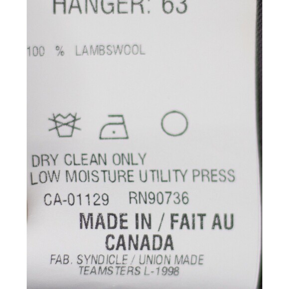 Chaps Ralph Lauren Mens 42 Beige Lambswool herringbone Blazer Coat Suit Jacket - Picture 11 of 12